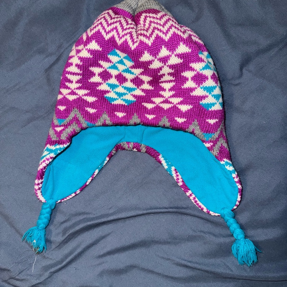 Colorful Knit Winter Hat